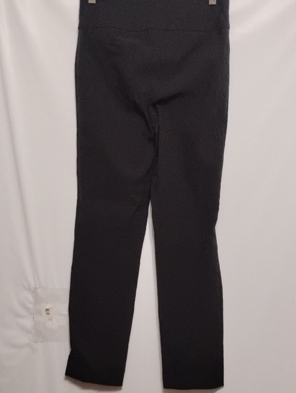 MACK & liAM Women's Slim Straight Pants Black Subtle Tone-On - Tone Jacquard - Picture 5 of 12